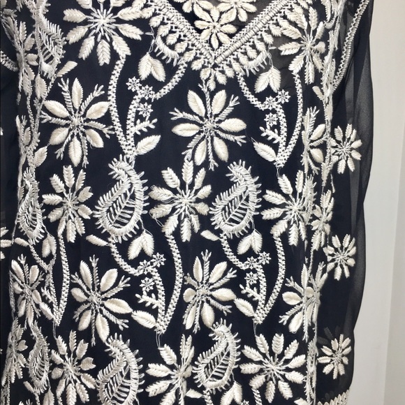 Soft surroundings sheer shift dress - Picture 4 of 7